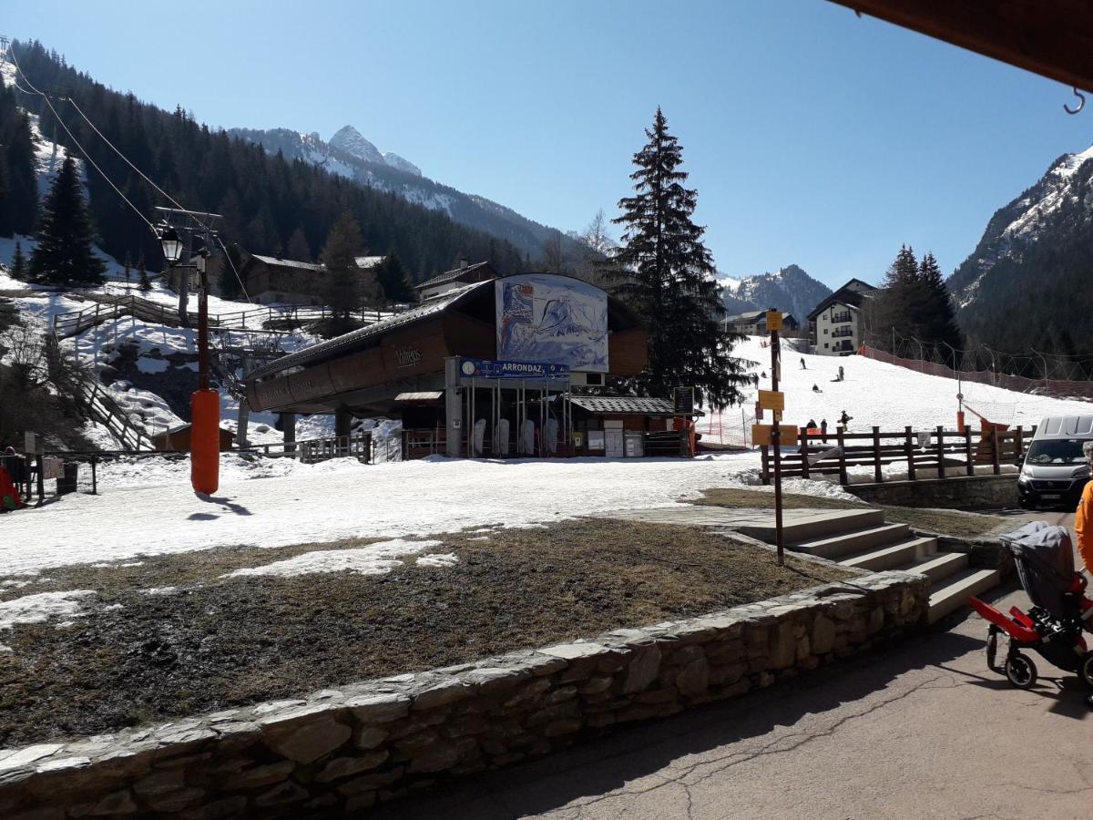 Magnifique Studio Au Pied Du Telecabine D'Arrondaz Et Des Pistes De Ski โมดาน ภายนอก รูปภาพ